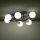 Eglo - Lampadario a plafone 6xE14/40W/230V oro/nero