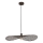Eglo - Lampadario a sospensione con cavo 1xE27/60W/230V, Ø 80 cm, finitura bronzo