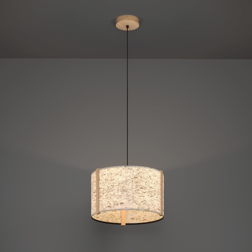 Eglo - Lampadario a sospensione con filo 1xE27/25W/230V beige