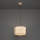 Eglo - Lampadario a sospensione con filo 1xE27/25W/230V beige