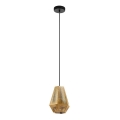 Eglo - Lampadario a sospensione con filo 1xE27/28W/230V diametro 20 cm oro