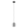 Eglo - Lampadario a sospensione con filo 1xE27/28W/230V grigio