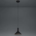 Eglo - Lampadario a sospensione con filo 1xE27/28W/230V nero