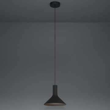 Eglo - Lampadario a sospensione con filo 1xE27/28W/230V nero