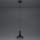 Eglo - Lampadario a sospensione con filo 1xE27/28W/230V nero