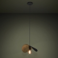 Eglo - Lampadario a sospensione con filo 1xE27/40W/230V 41 cm nero/oro
