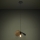 Eglo - Lampadario a sospensione con filo 1xE27/40W/230V 41 cm nero/oro