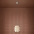 Eglo - Lampadario a sospensione con filo 1xE27/40W/230V diametro 21 cm color crema