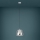 Eglo - Lampadario a sospensione con filo 1xE27/40W/230V diametro 26 cm fumé