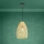 Eglo - Lampadario a sospensione con filo 1xE27/40W/230V diametro 35 cm bambù