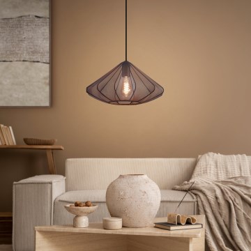 Eglo - Lampadario a sospensione con filo 1xE27/40W/230V diametro 42,5 cm nero