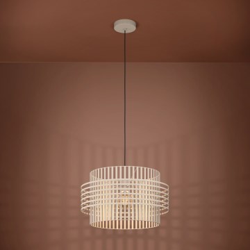 Eglo - Lampadario a sospensione con filo 1xE27/40W/230V diametro 48 cm color crema