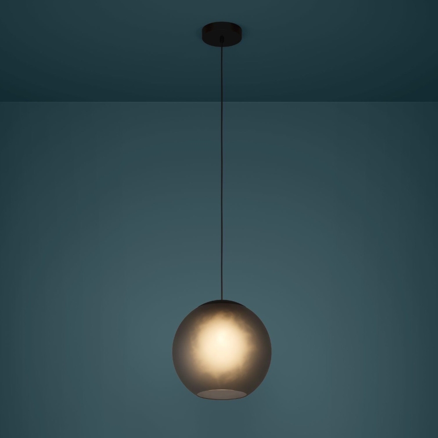 Eglo - Lampadario a sospensione con filo 1xE27/40W/230V fumé