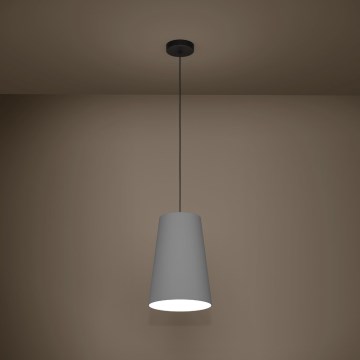 Eglo - Lampadario a sospensione con filo 1xE27/40W/230V grigio