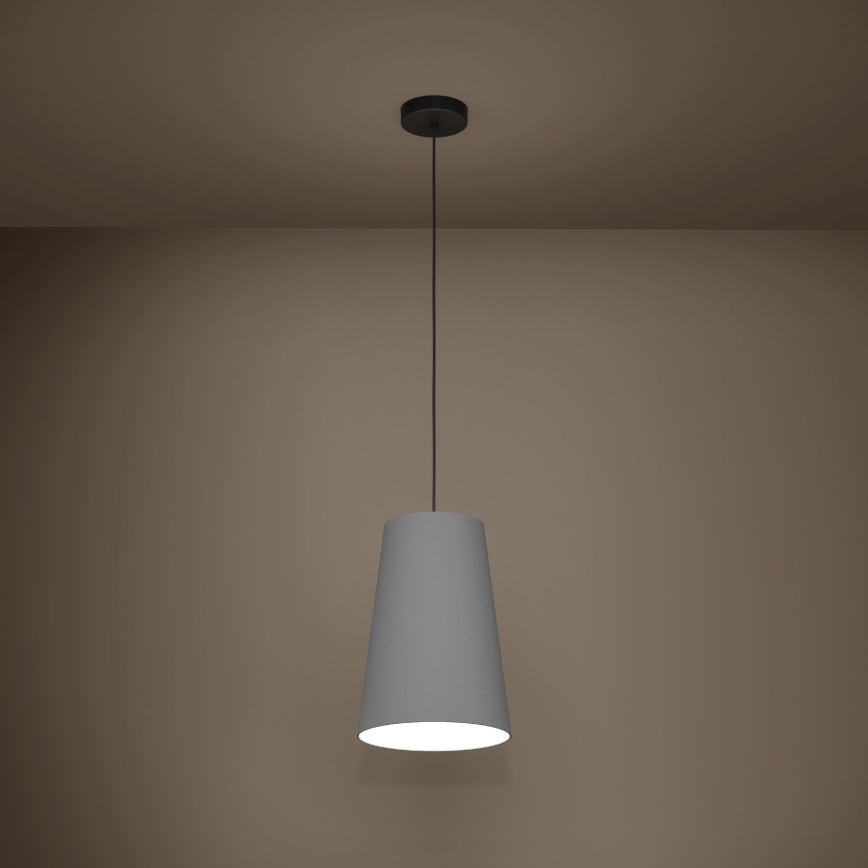 Eglo - Lampadario a sospensione con filo 1xE27/40W/230V grigio