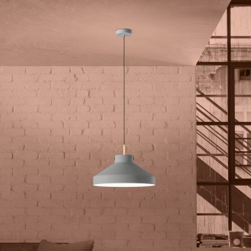 Eglo - Lampadario a sospensione con filo 1xE27/40W/230V grigio
