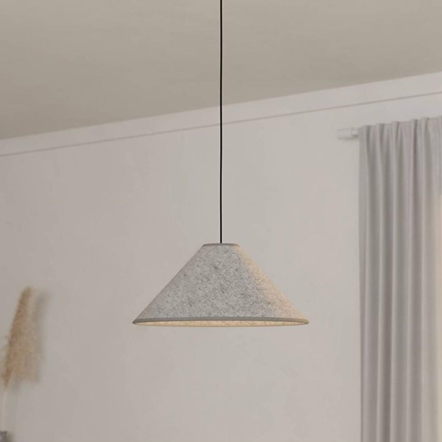 Eglo - Lampadario a sospensione con filo 1xE27/40W/230V grigio