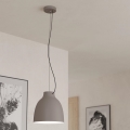 Eglo - Lampadario a sospensione con filo 1xE27/40W/230V grigio