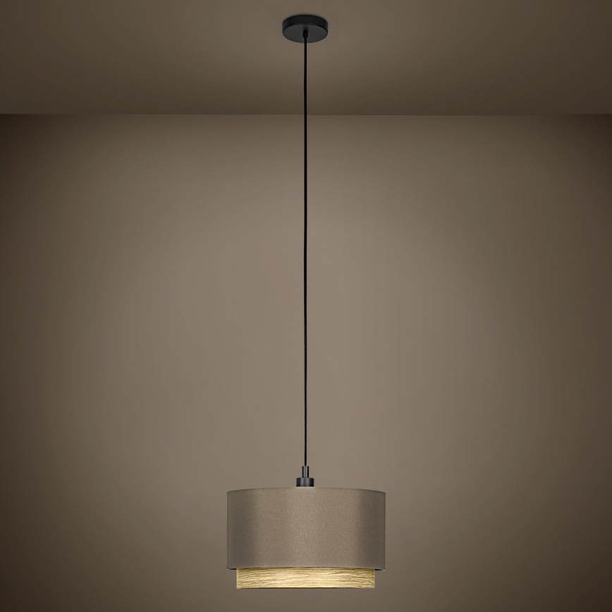 Eglo - Lampadario a sospensione con filo 1xE27/40W/230V marrone