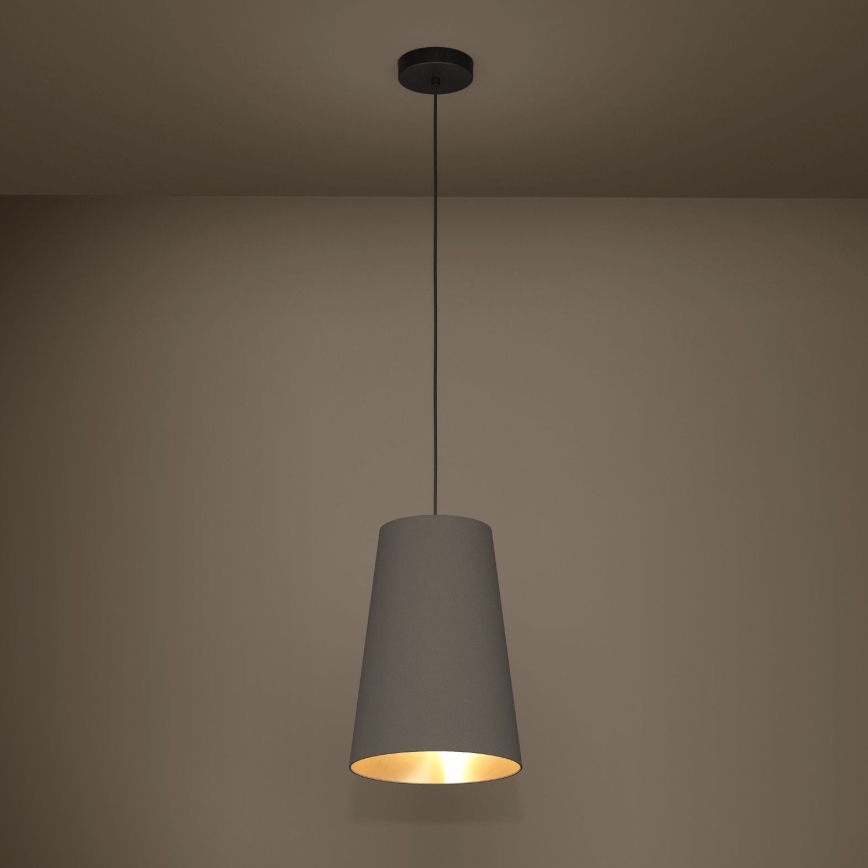 Eglo - Lampadario a sospensione con filo 1xE27/40W/230V marrone