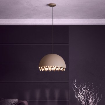 Eglo - Lampadario a sospensione con filo 1xE27/40W/230V marrone