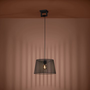 Eglo - Lampadario a sospensione con filo 1xE27/40W/230V nero