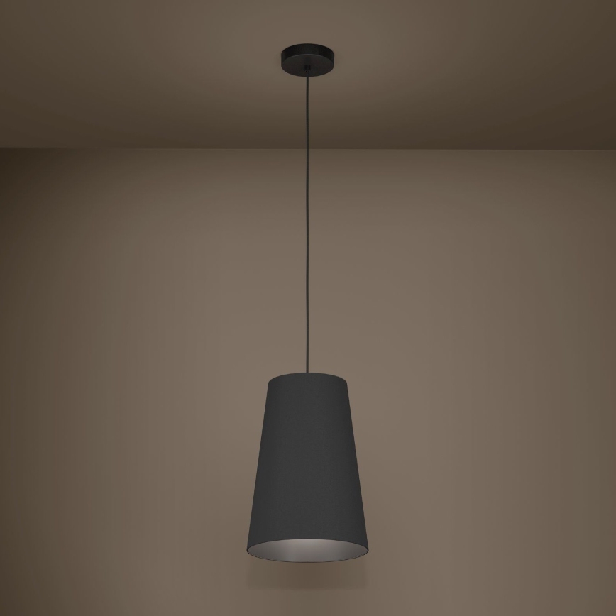 Eglo - Lampadario a sospensione con filo 1xE27/40W/230V nero