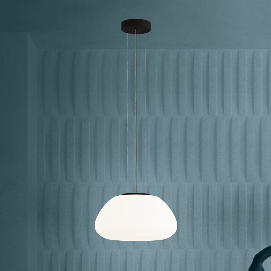 Eglo - Lampadario a sospensione con filo 1xE27/40W/230V nero
