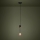 Eglo - Lampadario a sospensione con filo 1xE27/40W/230V nero/oro