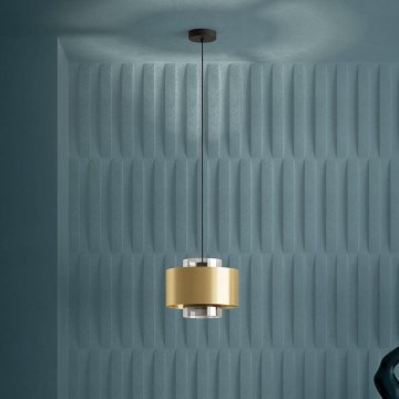 Eglo - Lampadario a sospensione con filo 1xE27/40W/230V oro
