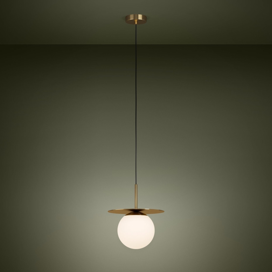 Eglo - Lampadario a sospensione con filo 1xE27/40W/230V oro