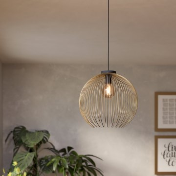 Eglo - Lampadario a sospensione con filo 1xE27/40W/230V oro