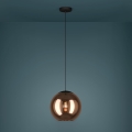 Eglo - Lampadario a sospensione con filo 1xE27/40W/230V rame