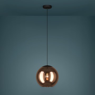 Eglo - Lampadario a sospensione con filo 1xE27/40W/230V rame