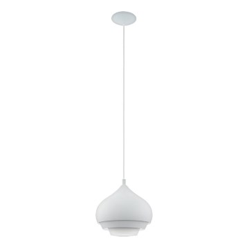 Eglo - Lampadario a sospensione con filo 1xE27/60W/230V bianco