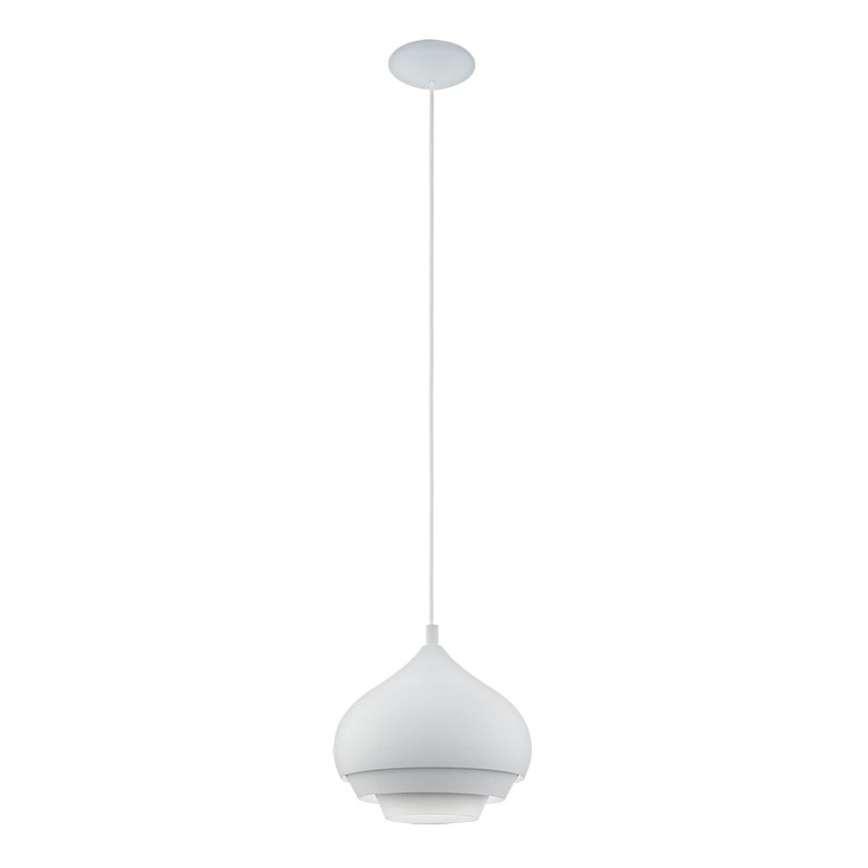Eglo - Lampadario a sospensione con filo 1xE27/60W/230V bianco