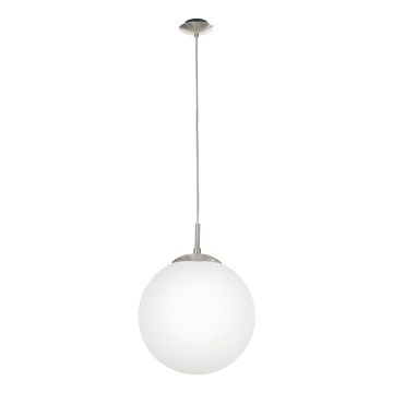 EGLO - Lampadario a sospensione con filo 1xE27/60W/230V diametro 30 cm bianco