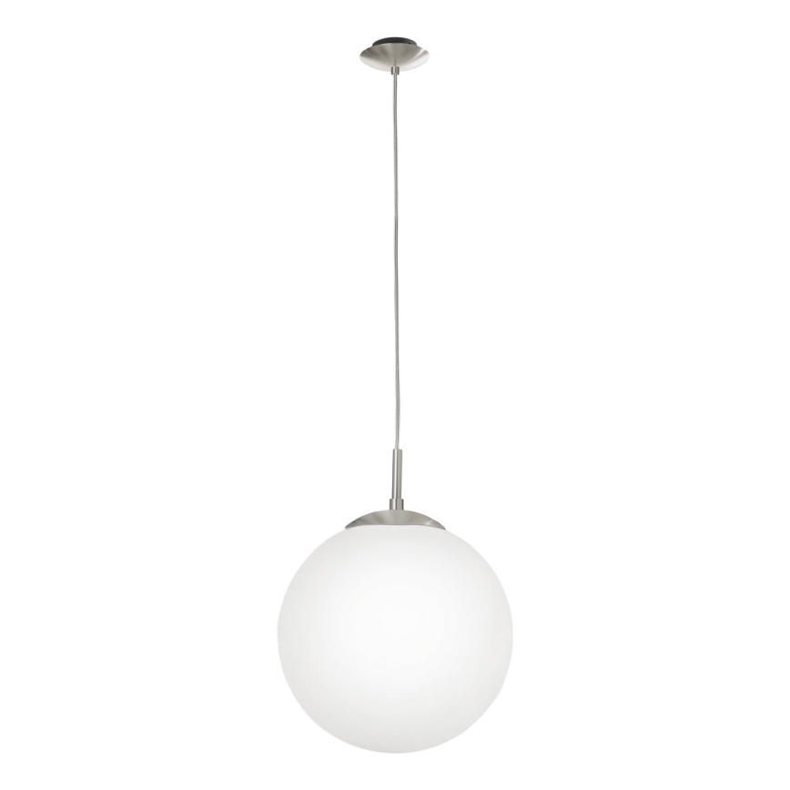 EGLO - Lampadario a sospensione con filo 1xE27/60W/230V diametro 30 cm bianco