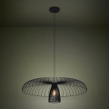 Eglo - Lampadario a sospensione con filo 1xE27/60W/230V diametro 77 cm nero