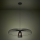 Eglo - Lampadario a sospensione con filo 1xE27/60W/230V diametro 77 cm nero