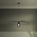 Eglo - Lampadario a sospensione con filo 1xE27/60W/230V diametro 98,5 cm nero