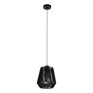 Eglo - Lampadario a sospensione con filo 1xE27/60W/230V nero