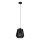 Eglo - Lampadario a sospensione con filo 1xE27/60W/230V nero