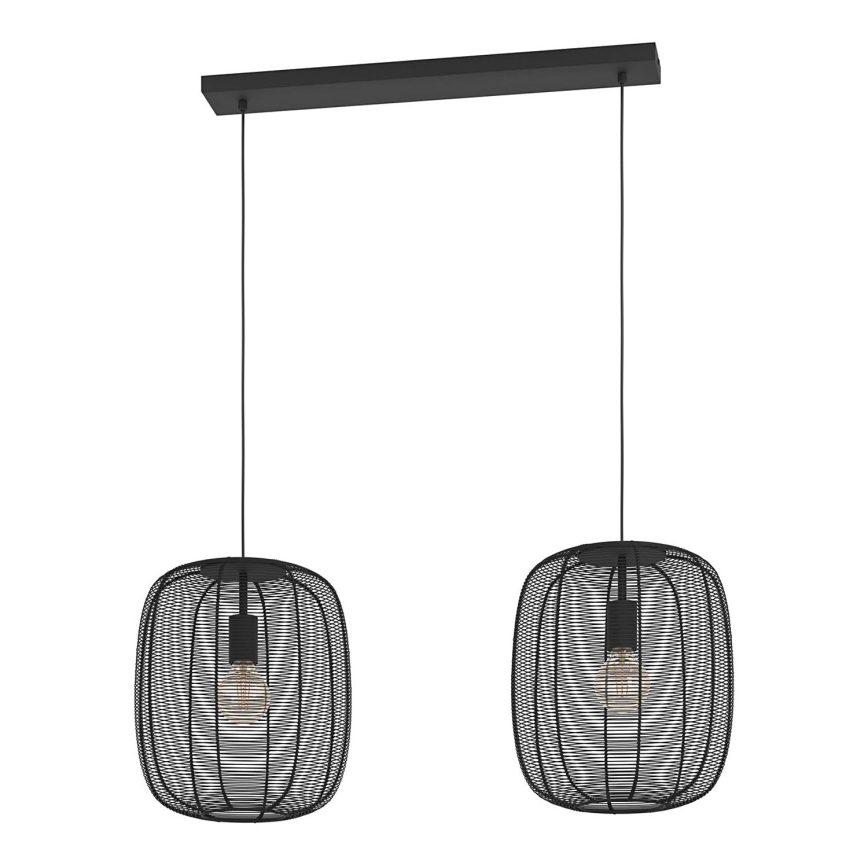 Eglo - Lampadario a sospensione con filo 2xE27/40W/230V
