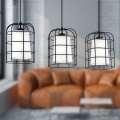 Eglo - Lampadario a sospensione con filo 3xE27/28W/230V