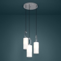 Eglo - Lampadario a sospensione con filo 3xE27/40W/230V cromo lucido