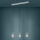 Eglo - Lampadario a sospensione con filo 3xE27/40W/230V fumé