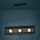 Eglo - Lampadario a sospensione con filo 3xE27/40W/230V fumé/nero