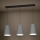 Eglo - Lampadario a sospensione con filo 3xE27/40W/230V grigio