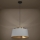Eglo - Lampadario a sospensione con filo 3xE27/40W/230V grigio/oro